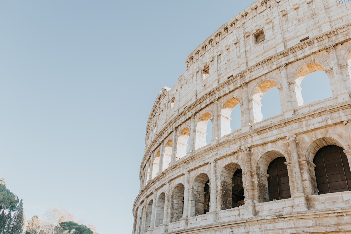The Colosseum in Rome, Italy